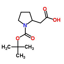 2-[1-[(2-methylpropan-2-yl)oxycarbonyl]pyrrolidin-2-yl]acetic acid CAS:194154-91-1 第1张