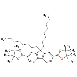 2,7-bis(4,4,5,5-tetramethyl-1,3,2-dioxaborolan-2-yl)-9,9-dioctylfluorene CAS:196207-58-6 manufacturer price 第1张