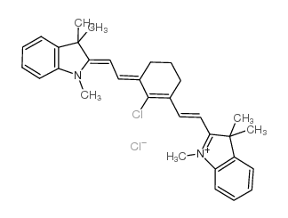 2-[2-[2-chloro-3-[2-(1,3,3-trimethylindol-1-ium-2-yl)ethenyl]cyclohex-2-en-1-ylidene]ethylidene]-1,3,3-trimethylindole,chloride