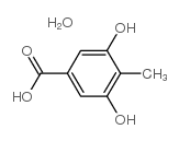 3,5-dihydroxy-4-methylbenzoic acid,hydrate