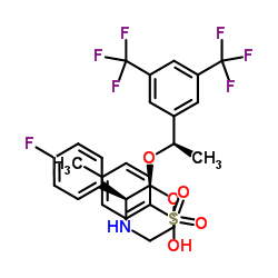 (2R,3S)-2-(1R)-1-(3,5-BIS(TRIFLUROMETHYL)PHENYL) ETHOXY)-3-( 4-FLUOROPHENYL) MORPHOLINE 4-METHYLBENZENESULFONATE