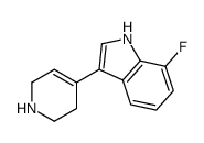 7-fluoro-3-(1,2,3,6-tetrahydropyridin-4-yl)-1H-indole