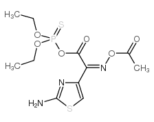 diethoxyphosphinothioyl (2Z)-2-acetyloxyimino-2-(2-amino-1,3-thiazol-4-yl)acetate