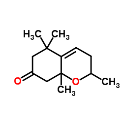 1,3,7,7-Tetramethyl-2-oxabicyclo[4.4.0]-5-decen-9-one