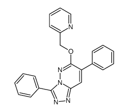 3,7-diphenyl-6-(pyridin-2-ylmethoxy)-[1,2,4]triazolo[4,3-b]pyridazine