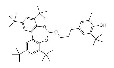 2-tert-butyl-6-methyl-4-[3-(2,4,8,10-tetratert-butylbenzo[d][1,3,2]benzodioxaphosphepin-6-yl)oxypropyl]phenol