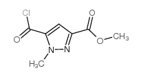 methyl 5-carbonochloridoyl-1-methylpyrazole-3-carboxylate