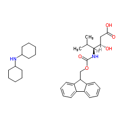 N-cyclohexylcyclohexanamine,(3S,4S)-4-(9H-fluoren-9-ylmethoxycarbonylamino)-3-hydroxy-5-methylhexanoic acid