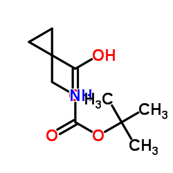 1-[[(2-methylpropan-2-yl)oxycarbonylamino]methyl]cyclopropane-1-carboxylic acid CAS:204376-48-7 第1张