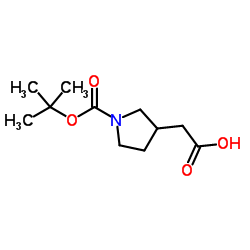 2-[(3S)-1-[(2-methylpropan-2-yl)oxycarbonyl]pyrrolidin-3-yl]acetic acid CAS:204688-61-9 第1张