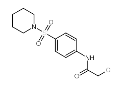 2-Chloro-N-[4-(piperidine-1-sulfonyl)-phenyl]-acetamide CAS:20491-97-8 第1张