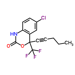 rac 6-Chloro-1,4-dihydro-4-(1-pentynyl)-4-(trifluoromethyl)-2H-3,1-benzoxazin-2-one CAS:205755-86-8 第1张