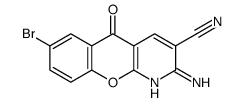 2-amino-7-bromo-5-oxochromeno[2,3-b]pyridine-3-carbonitrile