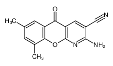 2-amino-7,9-dimethyl-5-oxochromeno[2,3-b]pyridine-3-carbonitrile