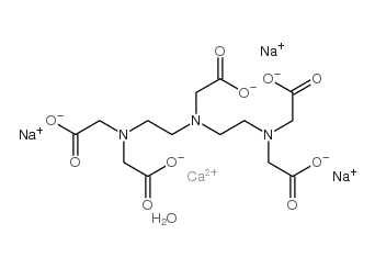 Calcium trinatrium diethylenetriaminepentaacetic acid hydrate CAS:207226-35-5 第1张