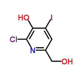 2-Chloro-6-(hydroxymethyl)-4-iodo-3-pyridinol