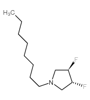 (3R,4R)-3,4-difluoro-1-octylpyrrolidine CAS:209625-78-5 第1张