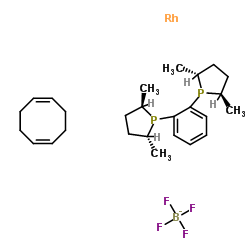 (-)-1,2-Bis[(2R,5R)-dimethylphospholano]benzene(cyclooctadiene)rhodium(I) tetrafluoroborate CAS:210057-23-1 第1张