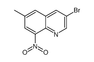 3-Bromo-6-methyl-8-nitroquinoline CAS:210708-23-9 第1张