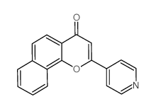 2-pyridin-4-ylbenzo[h]chromen-4-one