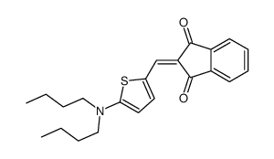 2-[[5-(dibutylamino)thiophen-2-yl]methylidene]indene-1,3-dione