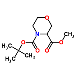 4-O-tert-butyl 3-O-methyl morpholine-3,4-dicarboxylate CAS:212650-45-8 第1张