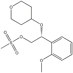 (R)-2-(2-methoxyphenyl)-2-((tetrahydro-2H-pyran-4-yl)oxy)ethyl methanesulfonate