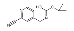 tert-butyl N-[(2-cyanopyridin-4-yl)methyl]carbamate