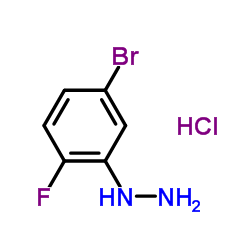 (5-bromo-2-fluorophenyl)hydrazine,hydrochloride CAS:214916-08-2 第1张