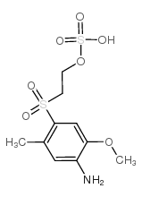 2-(4-amino-5-methoxy-2-methylphenyl)sulfonylethyl hydrogen sulfate