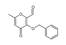 6-methyl-4-oxo-3-phenylmethoxypyran-2-carbaldehyde CAS:216581-46-3 第1张