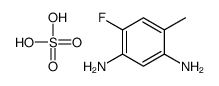 4-fluoro-6-methylbenzene-1,3-diamine,sulfuric acid