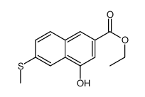 Ethyl 4-hydroxy-6-(methylsulfanyl)-2-naphthoate CAS:218961-13-8 第1张