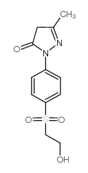 2-[4-(2-hydroxyethylsulfonyl)phenyl]-5-methyl-4H-pyrazol-3-one