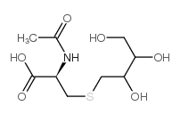 (2R)-2-acetamido-3-(2,3,4-trihydroxybutylsulfanyl)propanoic acid