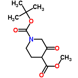 1-O-tert-butyl 4-O-methyl 3-oxopiperidine-1,4-dicarboxylate CAS:220223-46-1 第1张