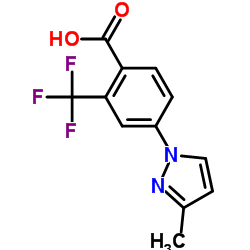 4-(3-Methyl-1H-pyrazol-1-yl)-2-trifluoromethylbenzoic acid