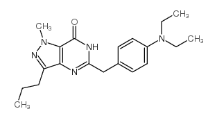 5-[[4-(diethylamino)phenyl]methyl]-1-methyl-3-propyl-4H-pyrazolo[4,3-d]pyrimidin-7-one