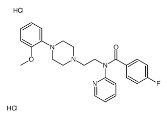 4-fluoro-N-[2-[4-(2-methoxyphenyl)piperazin-1-yl]ethyl]-N-pyridin-2-ylbenzamide,dihydrochloride