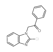 2-(2-chlorobenzimidazol-1-yl)-1-phenylethanone