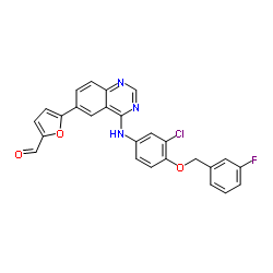 5-[4-((3-Chloro-4-((3-fluorobenzyl)oxy)phenyl)amino)quinazolin-6-yl]-2-furaldehyde Cas:231278-84-5 第1张