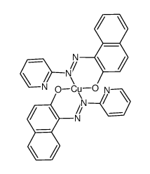 Bis[1-(2-pyridylazo)-2-naphtholato]copper(II)