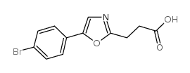 3-[5-(4-bromophenyl)-1,3-oxazol-2-yl]propanoic acid CAS:23464-96-2 第1张