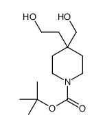 tert-butyl 4-(2-hydroxyethyl)-4-(hydroxymethyl)piperidine-1-carboxylate CAS:236406-38-5 第1张