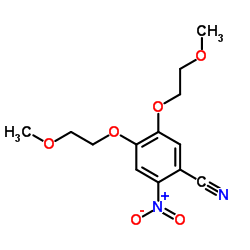 2-nitro-4,5-bis(2-methoxyethoxy)benzonitrile Cas:236750-65-5 第1张