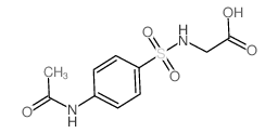 2-[(4-acetamidophenyl)sulfonylamino]acetic acid