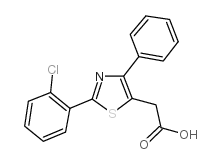 2-[2-(2-chlorophenyl)-4-phenyl-1,3-thiazol-5-yl]acetic acid