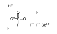 pentafluoro-λ5-stibane,sulfurofluoridic acid