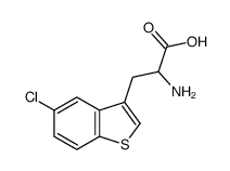 2-amino-3-(5-chloro-1-benzothiophen-3-yl)propanoic acid CAS:23906-28-7 第1张