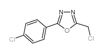 2-(chloromethyl)-5-(4-chlorophenyl)-1,3,4-oxadiazole